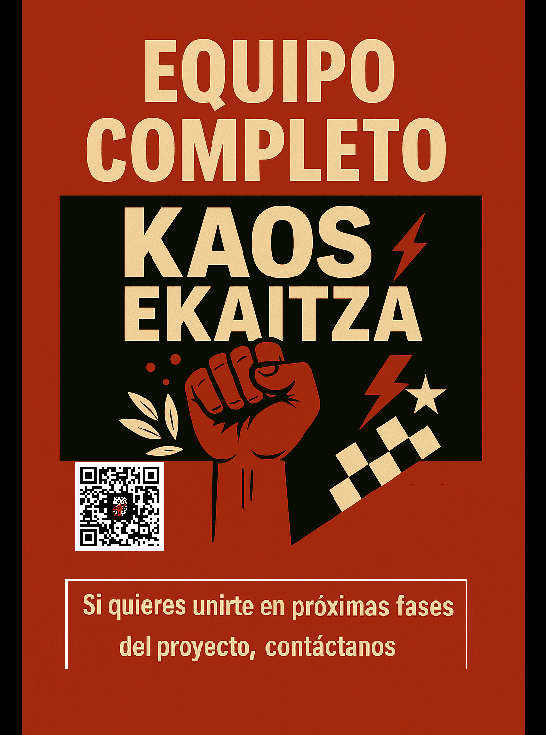 Kaos Ekaitza rompe el silencio: el proyecto da un nuevo paso