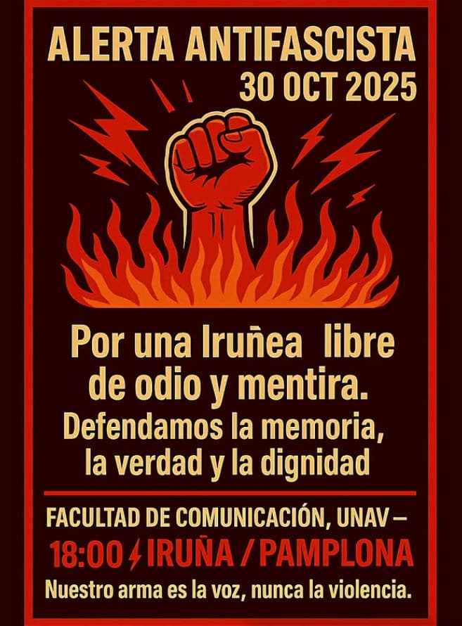 Alerta Antifascista en Pamplona